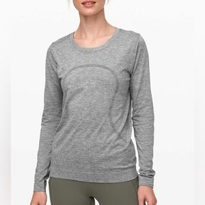 Lululemon Swiftly Relaxed Long Sleeve Grey US 10